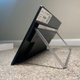 The back of the Lepow monitor is shown with the kickstand out.